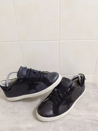 Sneakers uomo nere con stella