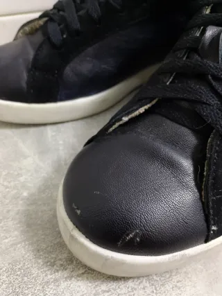 Sneakers uomo nere con stella