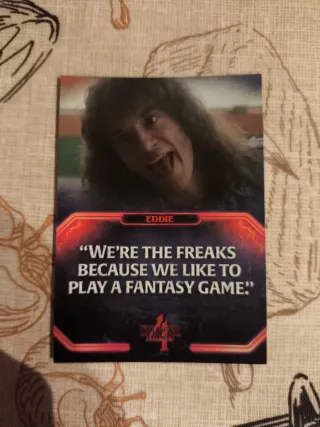 Stranger Things Eddie Topps Zerocool