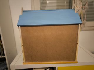 Casa de muñecas de madera vintage años 80 o 90