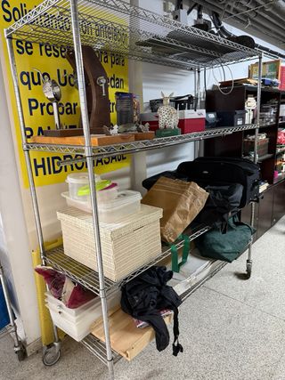 Estantería Metálica Metro con Ruedas o sin ellas .