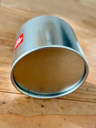 Set di 4 portazucchero Illy Metallo Argento Bianco