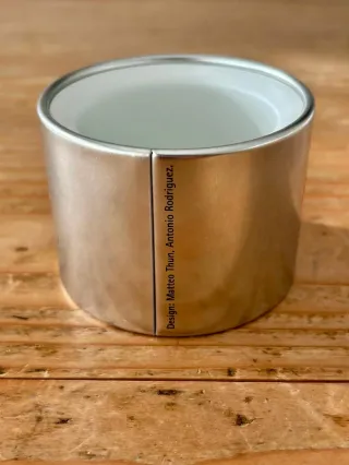 Set di 4 portazucchero Illy Metallo Argento Bianco