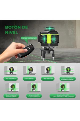 Nivel Láser Autonivelante 360°