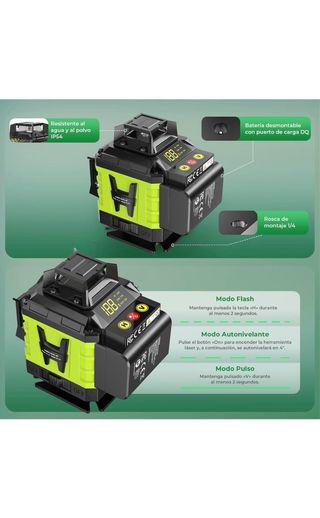 Nivel Láser Autonivelante 360°