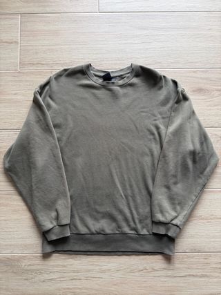 Sudadera verde sin capucha Talla M