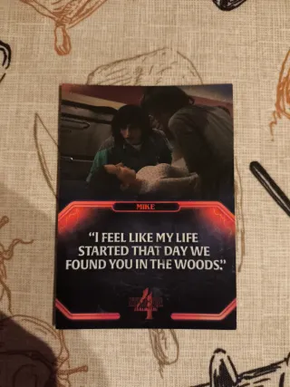 Stranger Things Topps Zerocool Mike Card