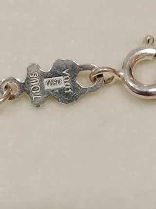 Cadena Plata Ley 925 TOUS de 40cm NUEVA.