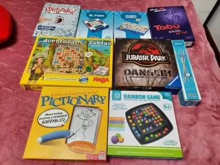 Lote de 9 juegos de mesa