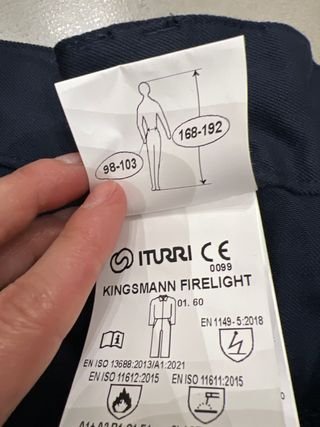 Pantalón multirriesgo T.46 A/V