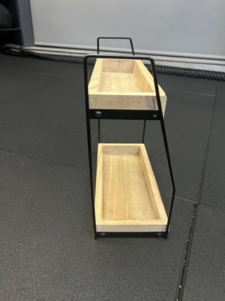 Estantería Industrial Madera y Metal