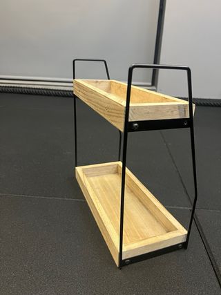 Estantería Industrial Madera y Metal