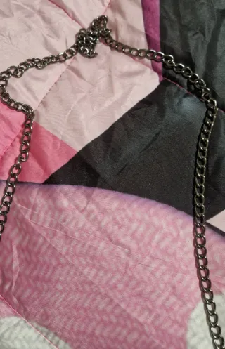 Borsa donna nera pelo sint.