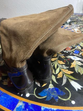 Botas de lluvia Gloria Ortiz Beige/Marrón