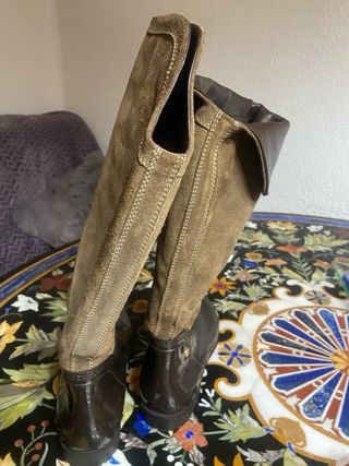 Botas de lluvia Gloria Ortiz Beige/Marrón