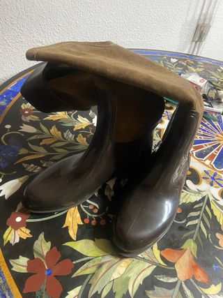 Botas de lluvia Gloria Ortiz Beige/Marrón