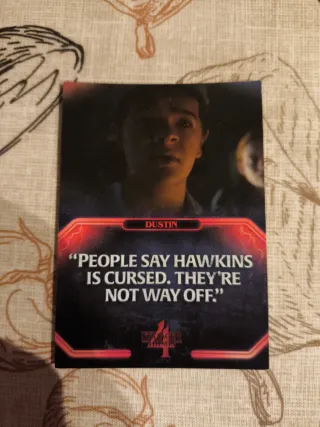 Stranger Things Topps Zerocool Dustin Card