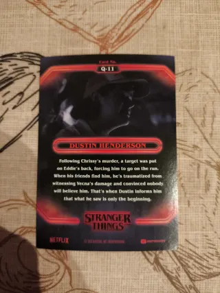 Stranger Things Topps Zerocool Dustin Card