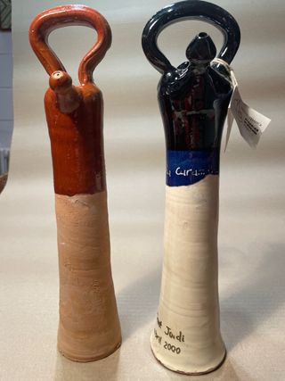 Conjunto Botijo Cerámico Artesanal Ref003