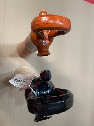 Conjunto Botijo Cerámico Artesanal Ref003