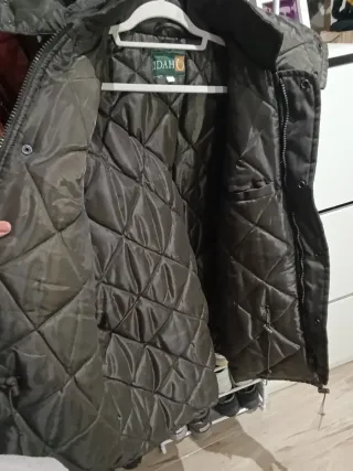 Parka hombre verde cacería o caqui