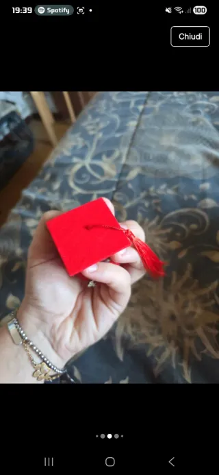 Barattolo Laurea Rosso