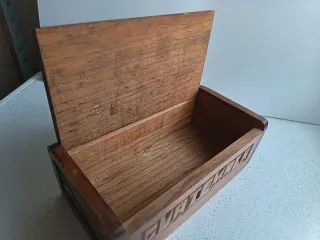 Caja de madera tallada Guatemala