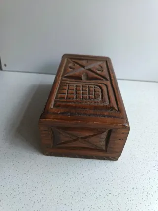 Caja de madera tallada Guatemala