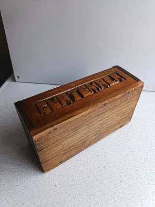 Caja de madera tallada Guatemala