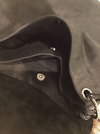 Bolso Zara Piel y Pelo Animal Print