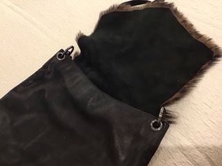 Bolso Zara Piel y Pelo Animal Print