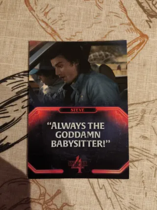 Stranger Things Topps Zerocool Carta Steve