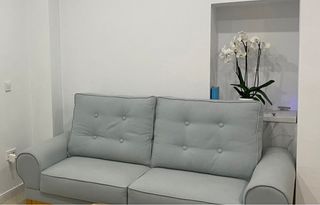 Sofá de 2 plazas tela