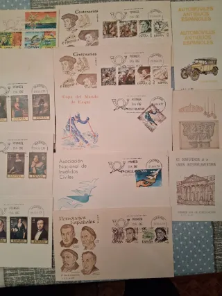 Lote Sobres 1er Día Circulación España