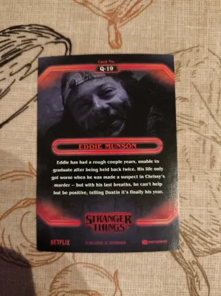 Stranger Things Eddie Topps Zerocool