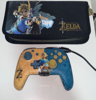 Funda y Mando Zelda Breath of the Wild Switch