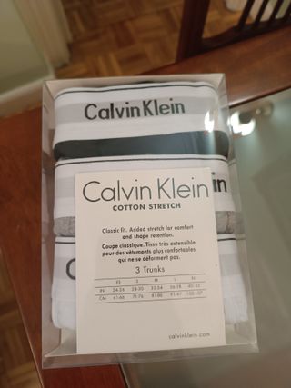 Pack 3 Calzoncillos Calvin Klein talla xl