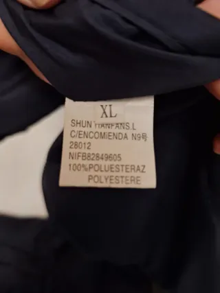 Cazadora reversible azul marino y verde