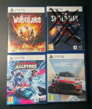 WRC 10, Wonderlands y Destruction