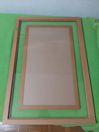 Marco para foto,lienzo,etc. 60x90 (madera-cristal)