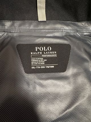 CHAQUETA POLO RALPH LAUREN IMPERMEABLE NEGRA