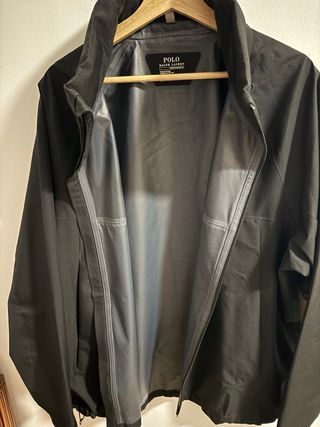 CHAQUETA POLO RALPH LAUREN IMPERMEABLE NEGRA