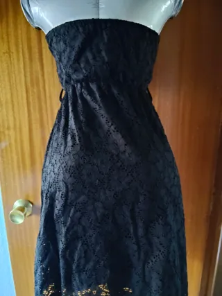 Vestido de encaje negro