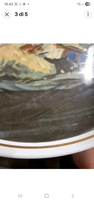 Piatto Decorativo Manet Limoges France