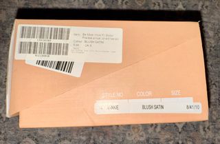 Zapatos tacón Be Mine satén marrón/dorado T41