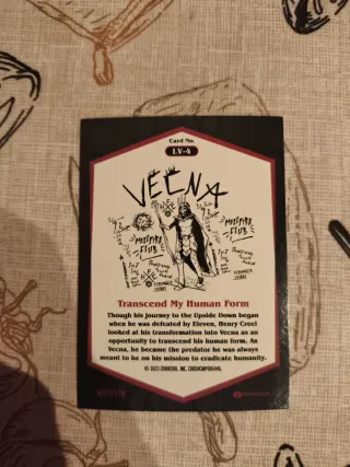 Stranger Things Topps Zerocool Carta Vecna