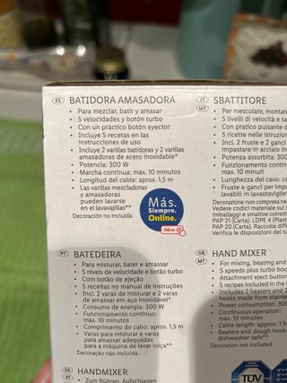 Batidora amasadora Silver Crest