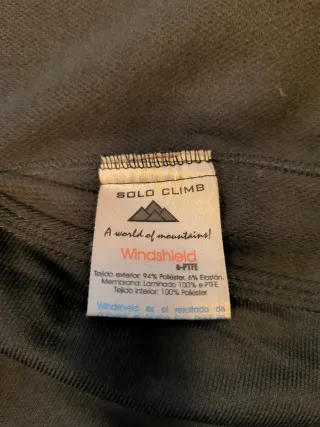 Chaleco cortavientos Solo Climb