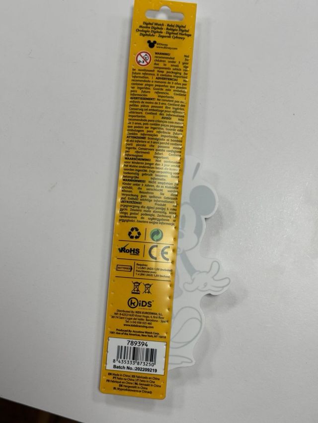 Reloj Digital Disney Mickey Mouse