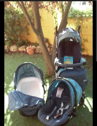 Carrito Bebé Chicco + Silla Coche + Capazo